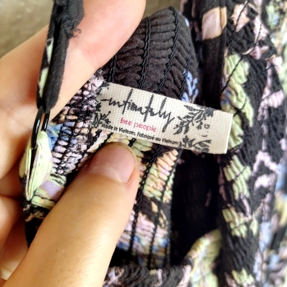 Free People Women's Heat Wave Printed Maxi Dress Sz L - Picture 6 of 8